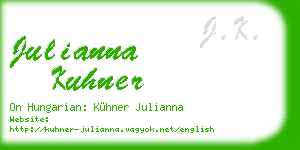 julianna kuhner business card